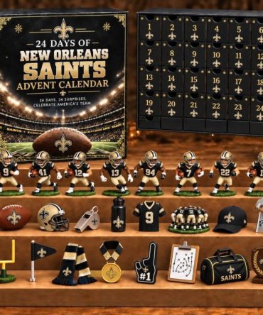 New Orleans Saints 24 Days Of American Football Advent Calendar Xmas Ornament No Saints Merch