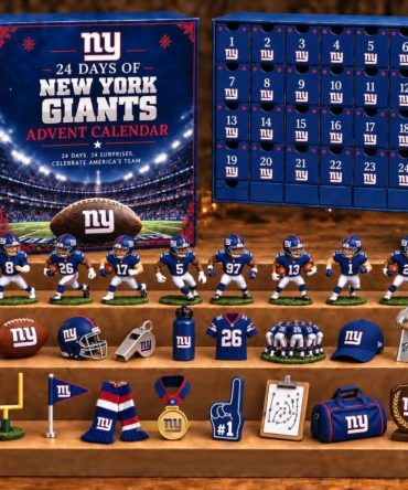 New York Giants 24 Days Of American Football Advent Calendar Xmas Ornament Ny Giants Merch