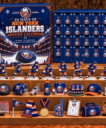 New York Islanders 24 Days Of Hockey Ice Advent Calendar Christmas Ornament Ny Islanders Merch
