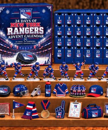 New York Rangers X Nhl 24 Days Of Hockey Ice Advent Calendar Christmas Ornament Ny Rangers Merch