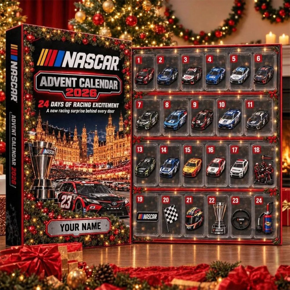 Nascar Christmas Advent Calendar Racing Car Christmas Tree Ornaments Holiday Countdown Gifts