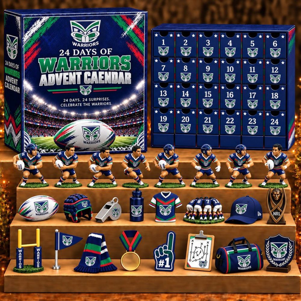 New Zealand Warriors X Nrl 24 Days Of Super Rugby Advent Calendar Xmas Ornament Nz Warriors Merch
