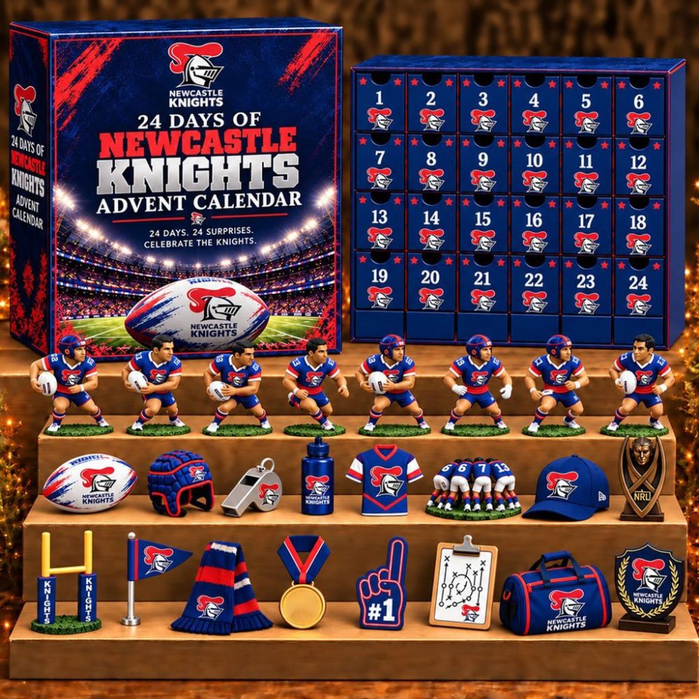 Newcastle Knights X Nrl 24 Days Of Super Rugby Advent Calendar Ornaments Newcastle Knights Merch