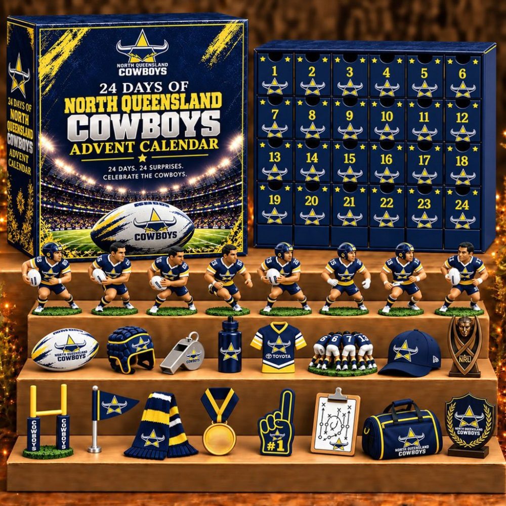North Queensland Cowboys X Nrl 24 Days Of Super Rugby Advent Calendar Nq Cowboys Xmas Ornaments
