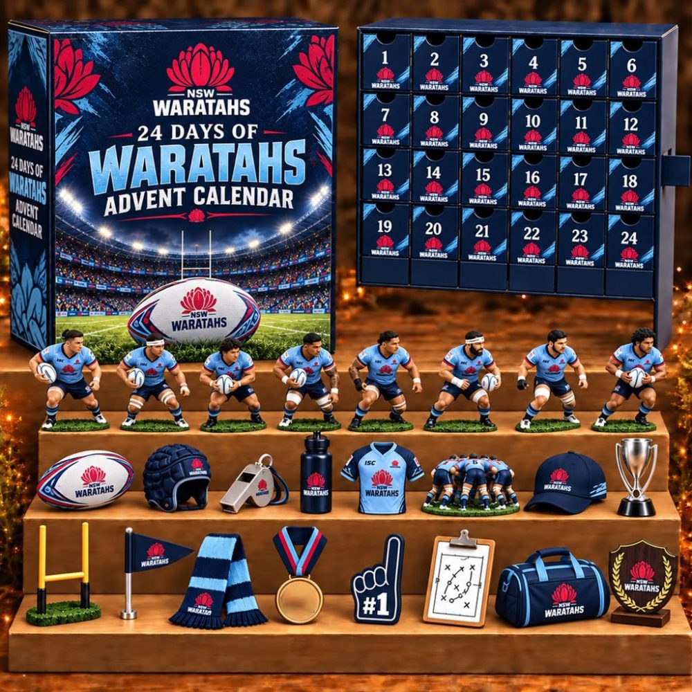 Nsw Waratahs X Srp 24 Days Of American Football Advent Calendar Xmas Ornaments Nsw Waratahs Merch