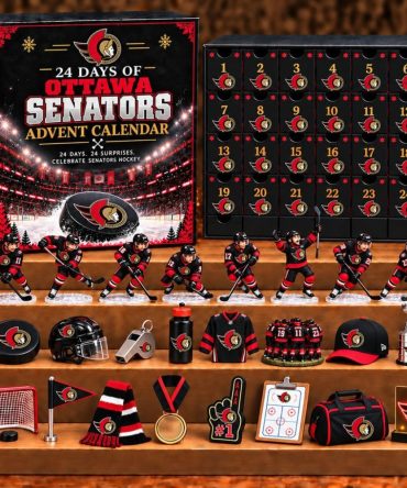Ottawa Senators 24 Days Of Hockey Ice Advent Calendar Christmas Ornaments Ottawa Senators Merch