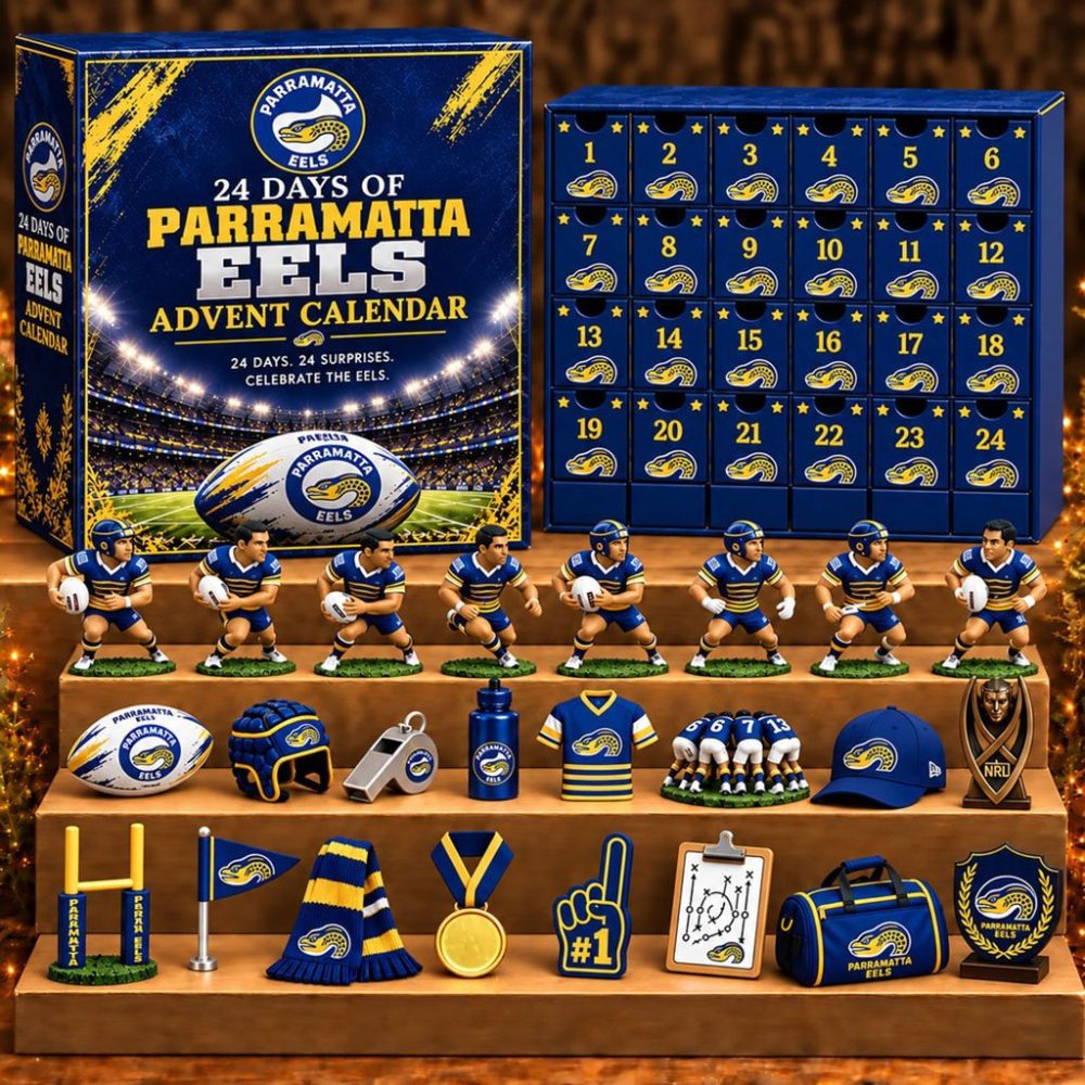 Parramatta Eels X Nrl 24 Days Of Super Rugby Advent Calendar Parramatta Eels Christmas Ornaments