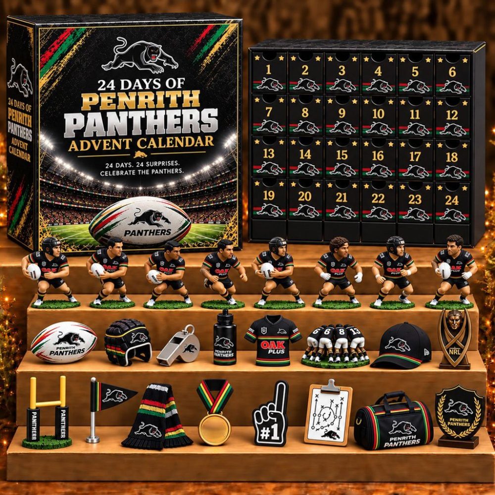 Penrith Panthers X Nrl 24 Days Of Super Rugby Advent Calendar Penrith Panthers Christmas Ornaments