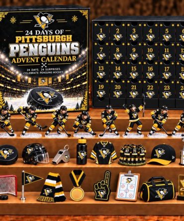 Pittsburgh Penguins 24 Days Of Hockey Ice Advent Calendar Christmas Ornaments Penguins Merch
