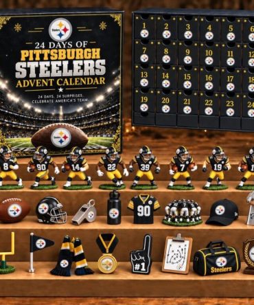 Pittsburgh Steelers 24 Days Of American Football Advent Calendar Xmas Ornaments Steelers Merch