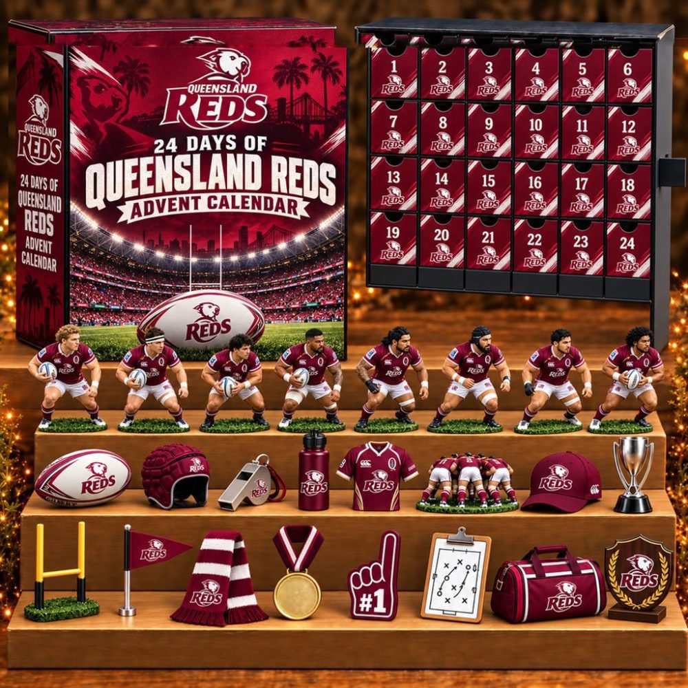 Queensland Reds X Srp 24 Days Of American Football Advent Calendar 2026 Christmas Ornament