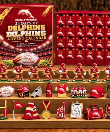 Redcliffe Dolphins Nrl 24 Days Advent Calendar Christmas Mystery Football Ornaments Fan Gear