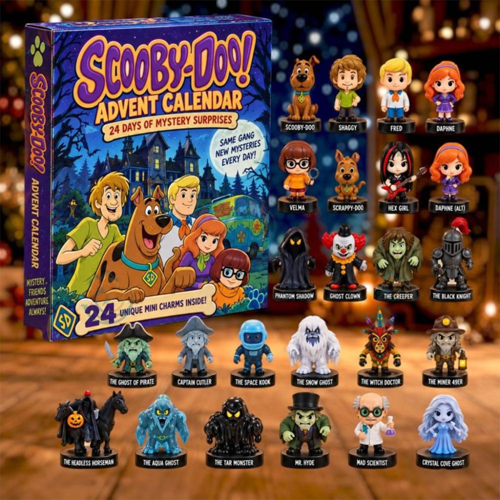 Scooby-Doo 24 Days Of Mystery Surprises Advent Calendar 2026 Holiday Ornament Set Friend Gifts