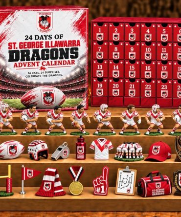 St George Illawarra Dragons X Nrl 24 Days Of Super Rugby Advent Calendar Holiday Ornaments