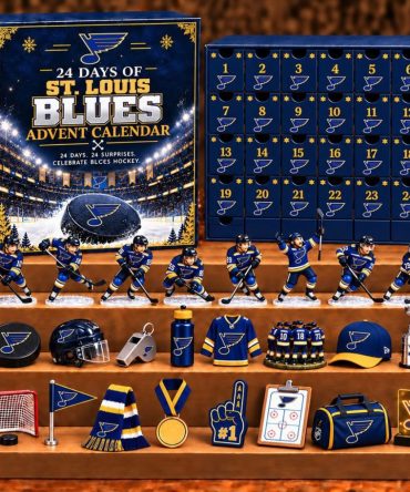 St Louis Blues 24 Days Of Hockey Ice Advent Calendar Christmas Tree Hanging Decor Gift For Fans