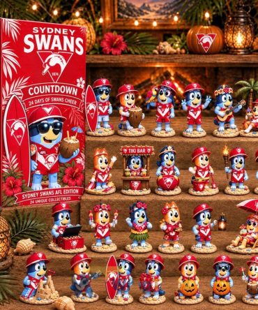 Sydney Swans Afl X Bluey Tropical Journey Advent Calendar 24 Days Of Fun Ornaments Surprise Box