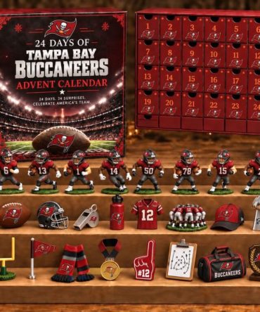 Tampa Bay Buccaneers 24 Days Of American Football Advent Calendar 2026 Christmas Tree Ornaments