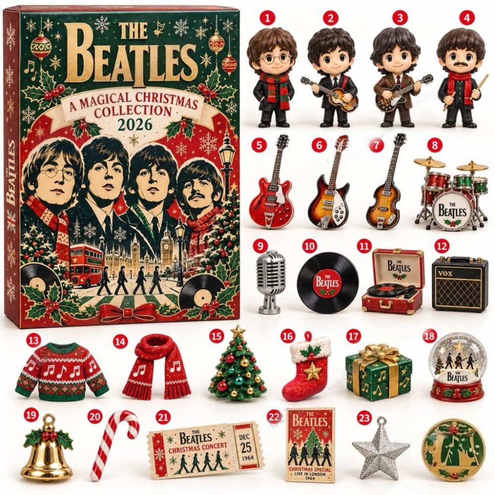 The Beatles A Magical Christmas 2026 Advent Calendar Collectible Christmas Ornaments Fan Gifts