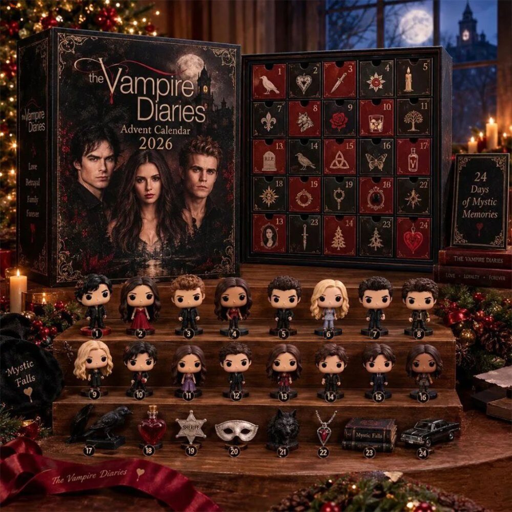 The Vampire Diaries Advent Calendar 2026 Mystic Magic Ornaments Surprise Box Gift For Movie Fan