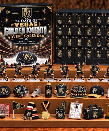 Vegas Golden Knights 24 Days Of Hockey Ice Advent Calendar Christmas Tree Ornaments Fan Gear