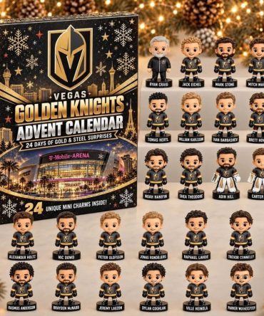 Vegas Golden Knights Hockey Mini Figurines Advent Calendar 2026 Xmas Ornaments Vg Knights Merch