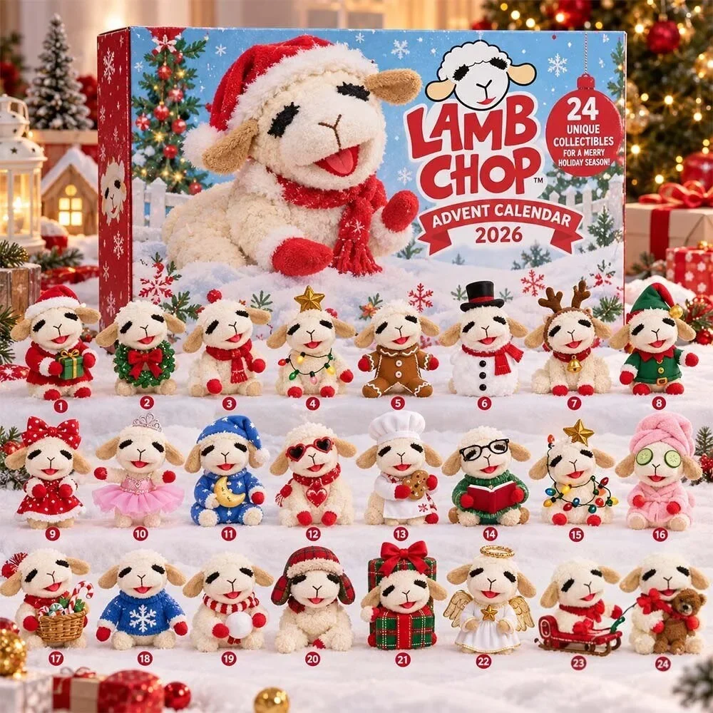 Petco Lamb Chop 2026 Christmas Advent Calendar 24 Unique Collectible Christmas Holiday Countdown , 3D Acrylic Collectibles