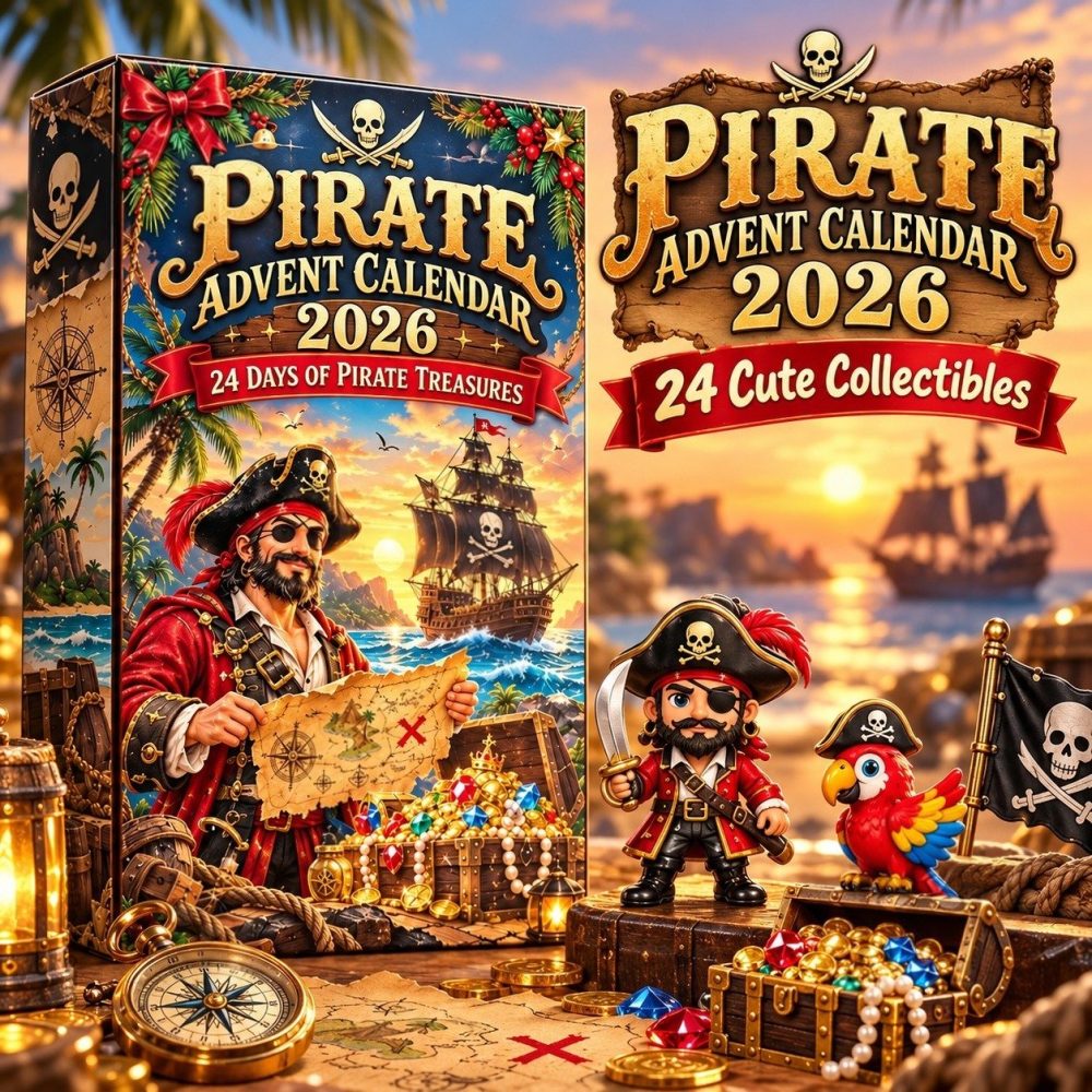 Pirate 2026 Advent Calendar , 3D Acrylic Collectibles