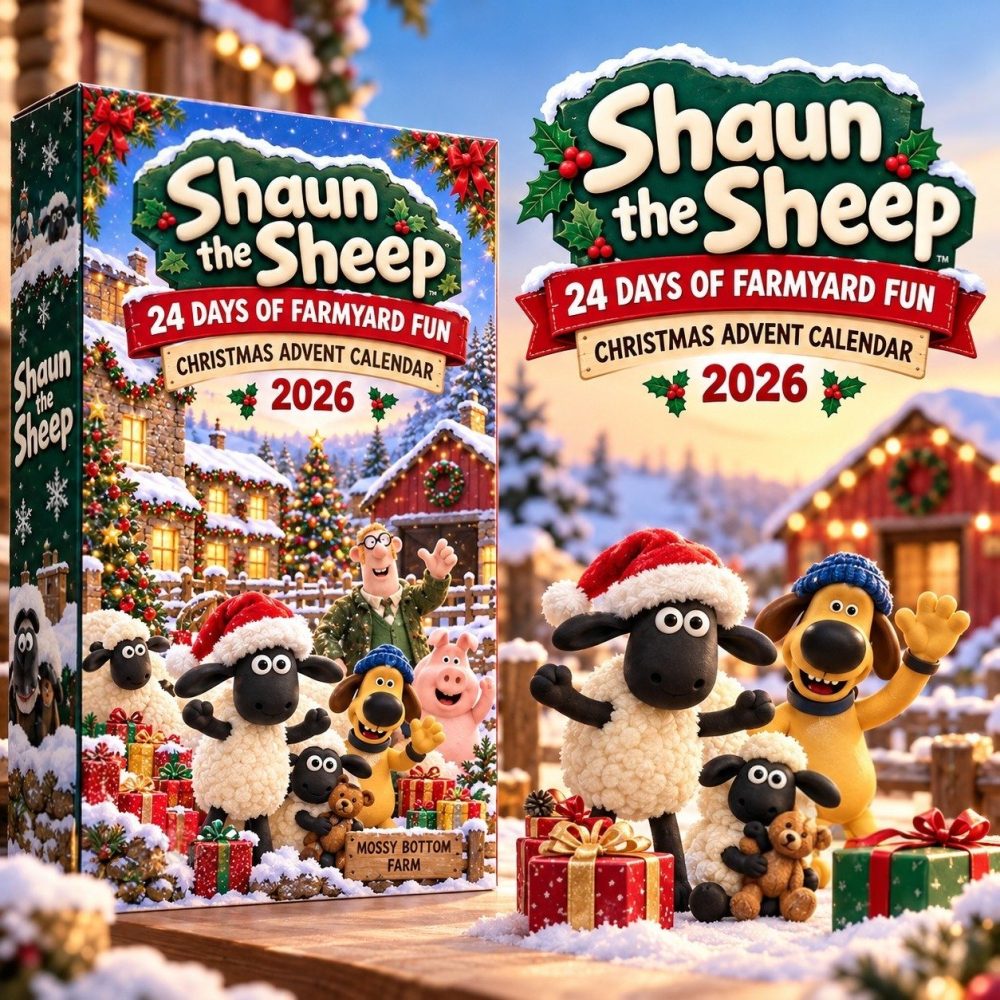 Shaun The Sheep Christmas 2026 Advent Calendar , 3D Acrylic Collectibles
