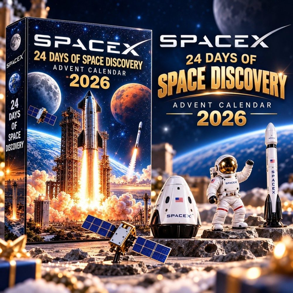 Spacex Rocket Space Discovery Advent Calendar 2026 , 3D Acrylic Collectibles