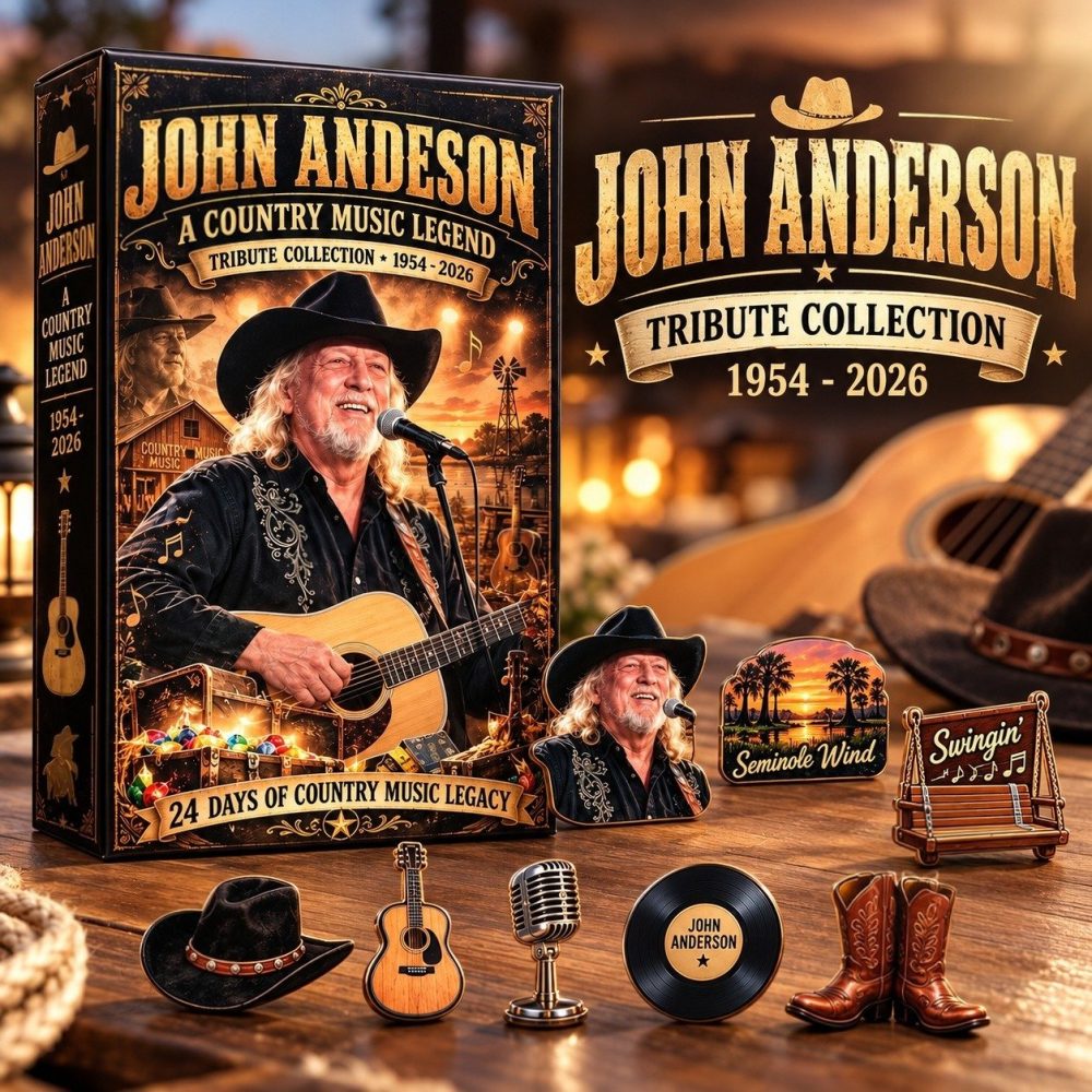 John Anderson Tribute Advent Calendar 2026 Xmas Countdown Christmas Gifts For John Anderson Fans , 3D Acrylic Collectibles