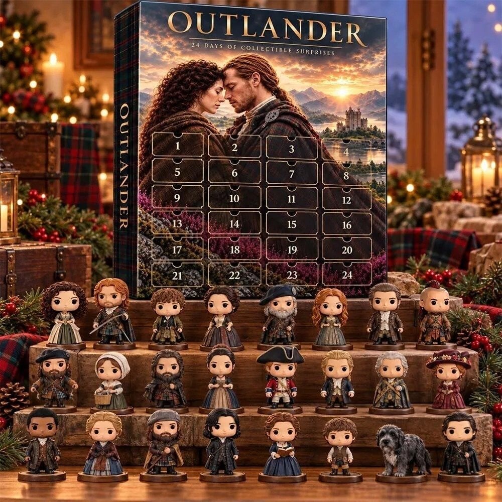 Outlander Christmas Advent Calendar 2026 24 Days Of Collectible Surprises Christmas Countdown , 3D Acrylic Collectibles