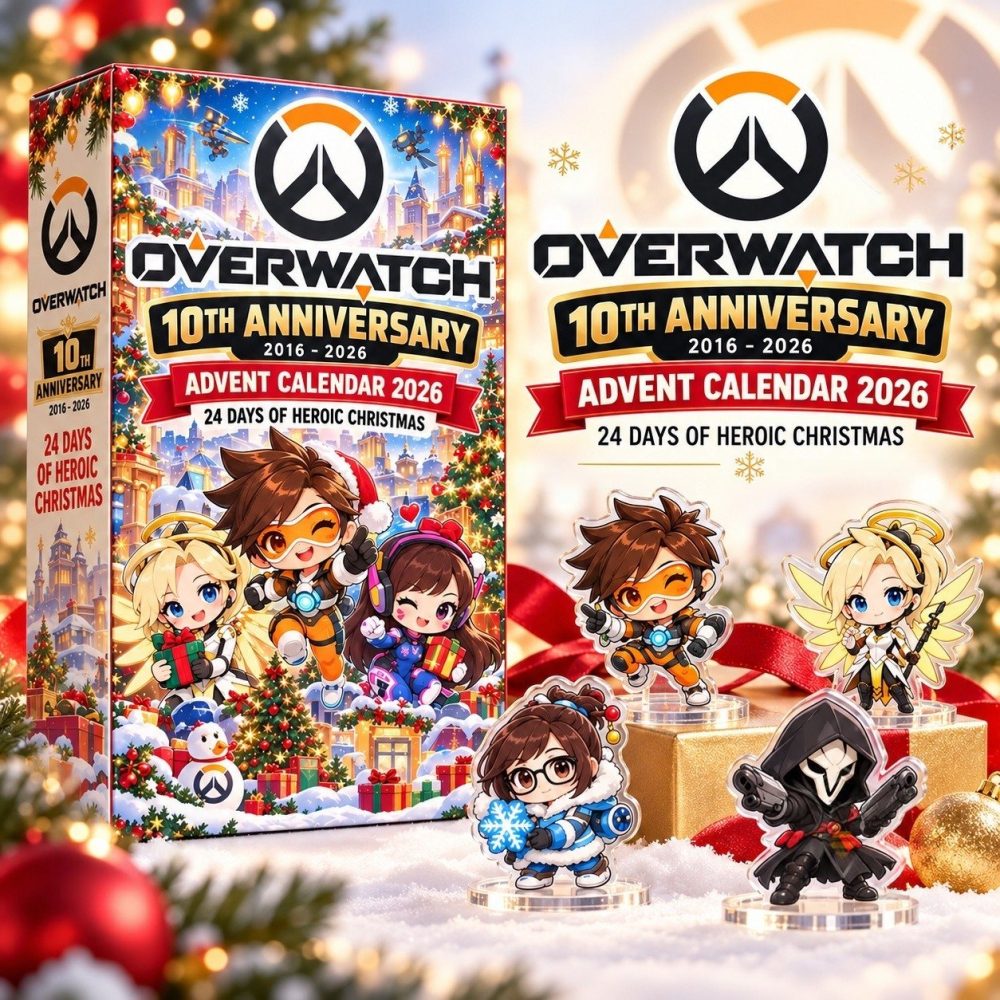 Overwatch 10Th Anniversary 2026 Advent Calendar Best Xmas Advent Calendar Gift Ideas , 3D Acrylic Collectibles