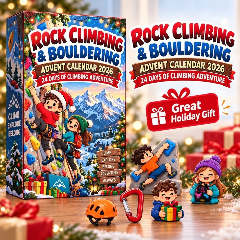 Rock Climbing And Bouldering 2026 Christmas Advent Calendar Best Xmas Countdown Gift Ideas , 3D Acrylic Collectibles