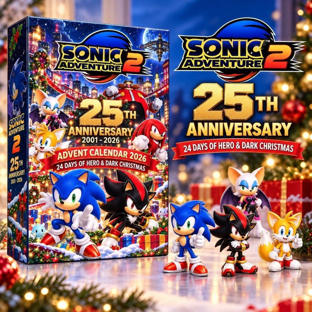 Sonic Adventure 2 25Th Anniversary 2026 Advent Calendar Christmas Advent Calendar Xmas Gifts , 3D Acrylic Collectibles