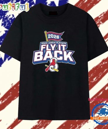 2026 Texas League Playoffs Fly It Back Springfield Cardinals T Shirt