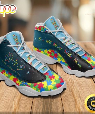 Autism Awareness You Will Never Walk Alone Air Jd13 Shoes