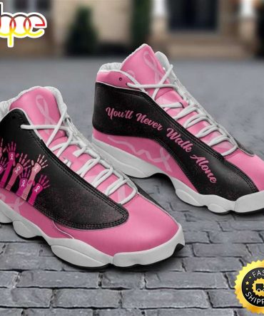 Breast Cancer Awareness - Cancer Fight Pink Ribbon - Cancer Warrior Fighter Air Jd13 Shoes Gift
