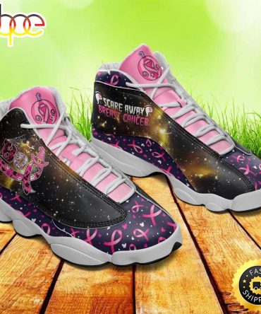 Breast Cancer Awareness Boo Scare Away Air Jd13 Shoes