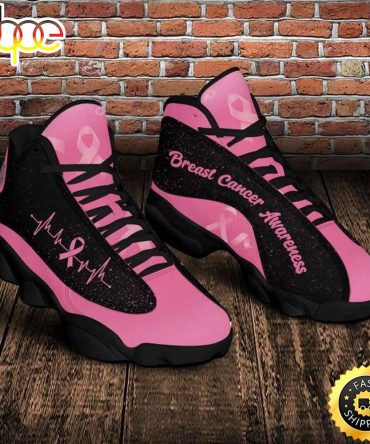 Breast Cancer Awareness Cancer Fight Pink Ribbon Warrior Gift Air Jd13 Shoes