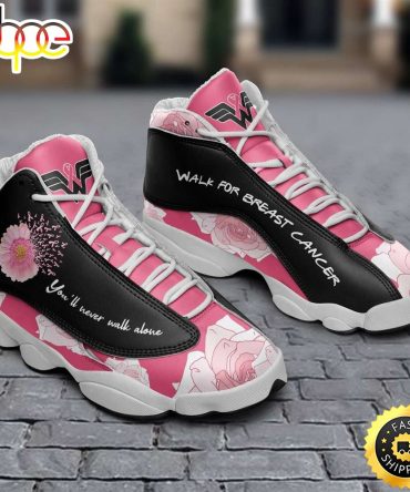 Breast Cancer Awareness Daisy Flower Pink Ribbon Air Jd13 Shoes