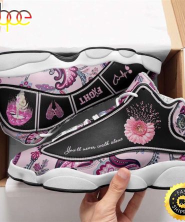 Breast Cancer Awareness You'Ll Never Walk Alone Air Jd13 Shoes