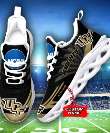 Custom Name Ucf Knights Ncaa Max Soul Shoes For Fans