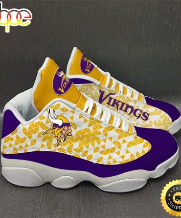 Minnesota Vikings Nfl Ver 2 Air Jordan 13 Sneaker