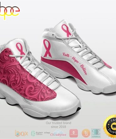 New Breast Cancer Faith Hope Believe Air Jordan 13