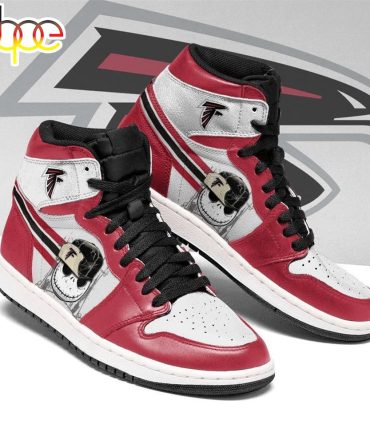 Nfl Atlanta Falcons Jack Skellington Air Jordan 1 High Sneakers