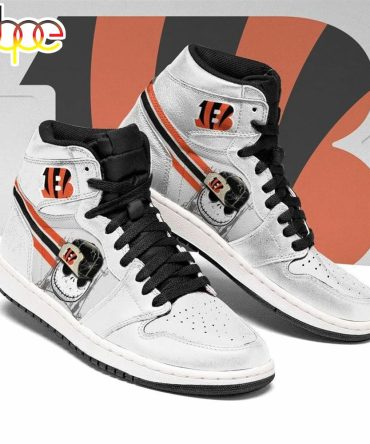 Nfl Cincinnati Bengals Jack Skellington Air Jordan 1 High Sneakers