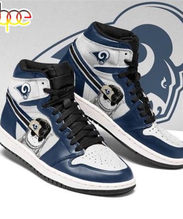Nfl Los Angeles Rams Jack Skellington Edition Air Jordan 1 High Sneakers