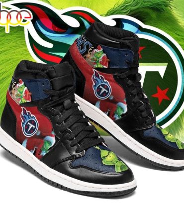 Nfl Tennessee Titans The Grinch Air Jordan 1 High Sneakers