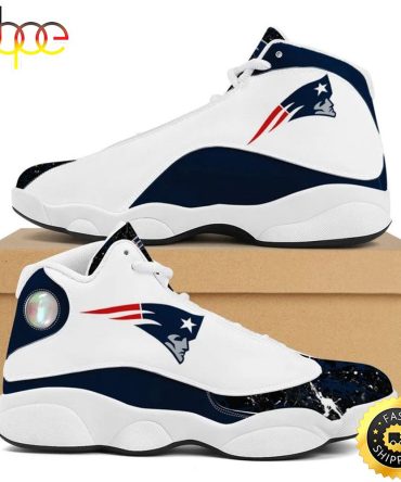 New England Patriots Nfl Air Jordan 13 Shoes