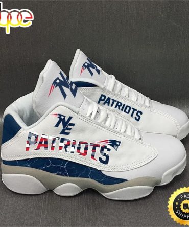 New England Patriots Nfl Ver 1 Air Jordan 13 Sneaker